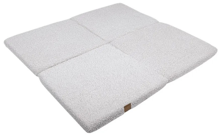 Biela detská hracia podložka 120x120 cm – Meowbaby