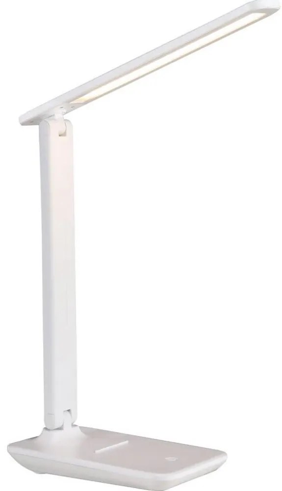 Milagro LED Stmievateľná stolná lampa POST LED/5W/5V 3000-6500K biela MI2606