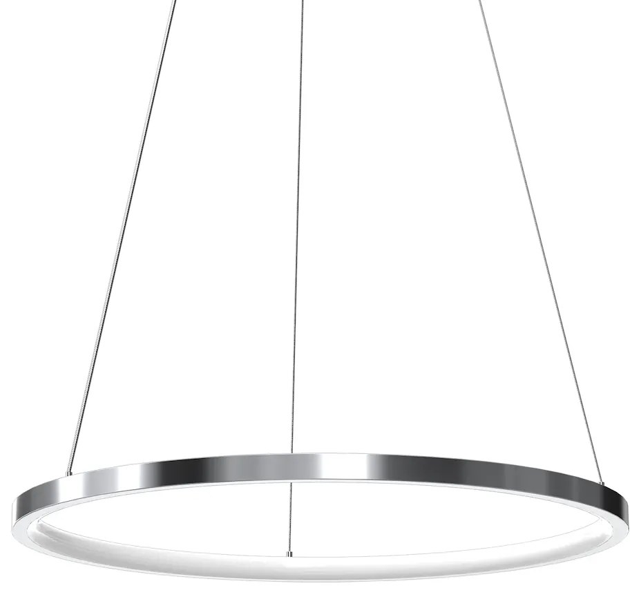 Závesné LED svietidlo Hoop, 1x LED 27w, 4000k, ch