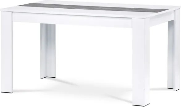Sconto Jedálenský stôl IGOR biela/betón