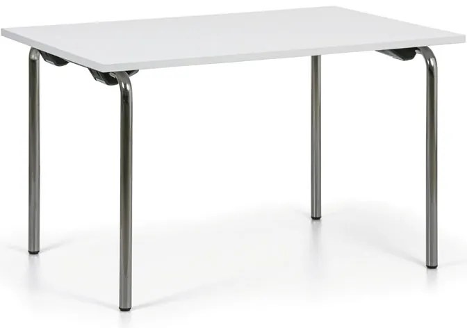 Skladací stôl SPOT, 120x80 cm, biela