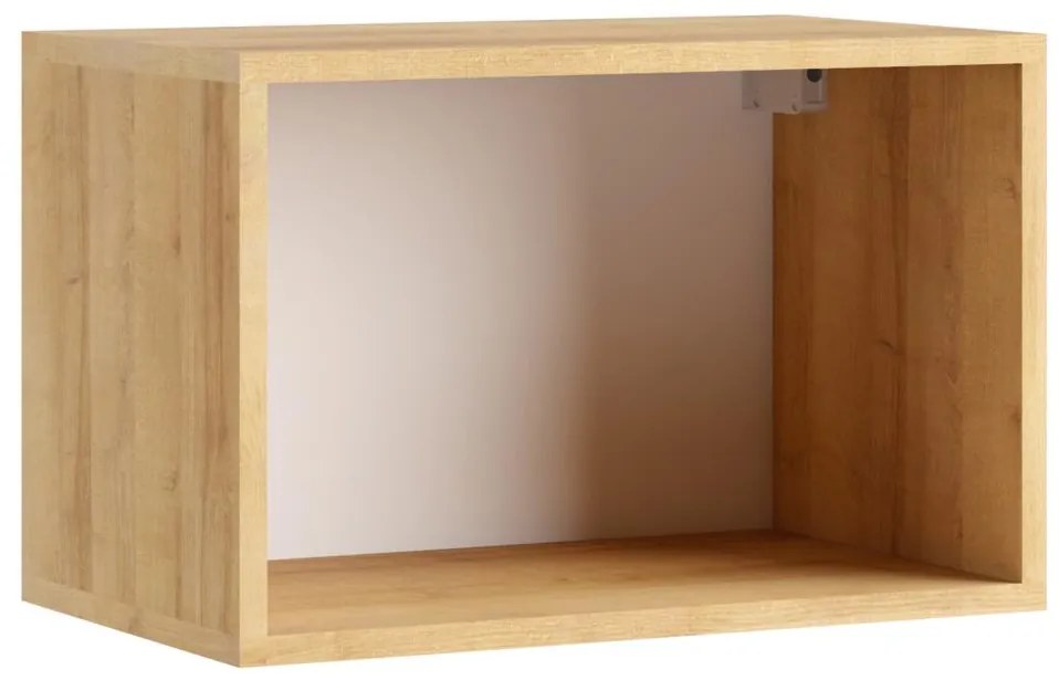 Nástenná polica PAVO 32,5x50 cm zlatý dub