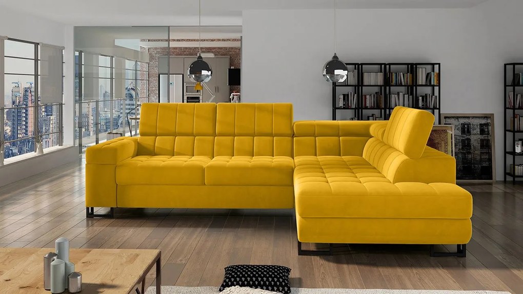 Rohová sedačka Wales, Dostupné poťahy: Nazar 225.02, Strana: pravá