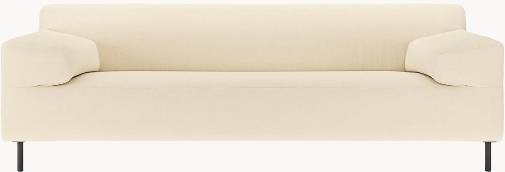 Pohovka freistil180 (3-miestna), perleťovo biela/čierna, Š 222 cm