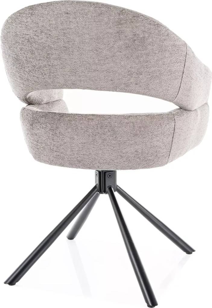 SI Stolička Borgo Raven sivý