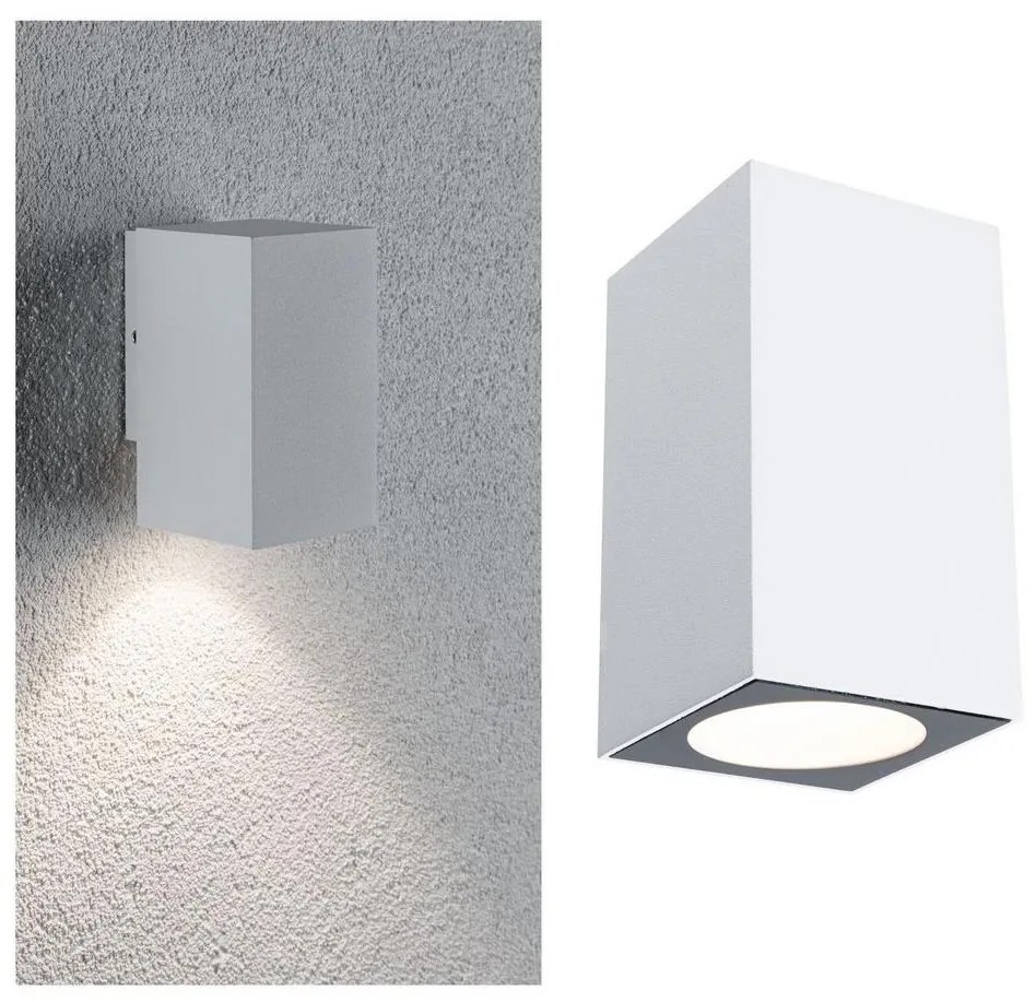 Paulmann 94329 - LED/3,8W IP44 Vonkajšie nástenné svietidlo FLAME 230V biela