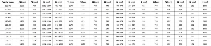 Mexen Lunar Duo výklopný sprchový kút 120 x 110 cm, 8mm číre sklo, chrómový profil, 834-120L-110P-01-00