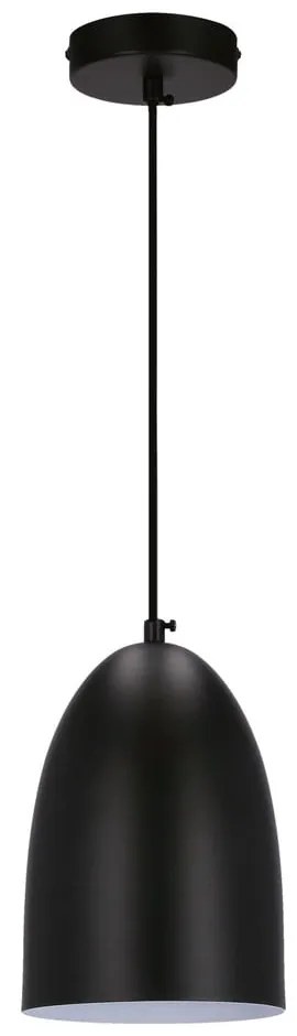 Čierne závesné svietidlo s kovovým tienidlom ø 14 cm Icaro - Candellux Lighting