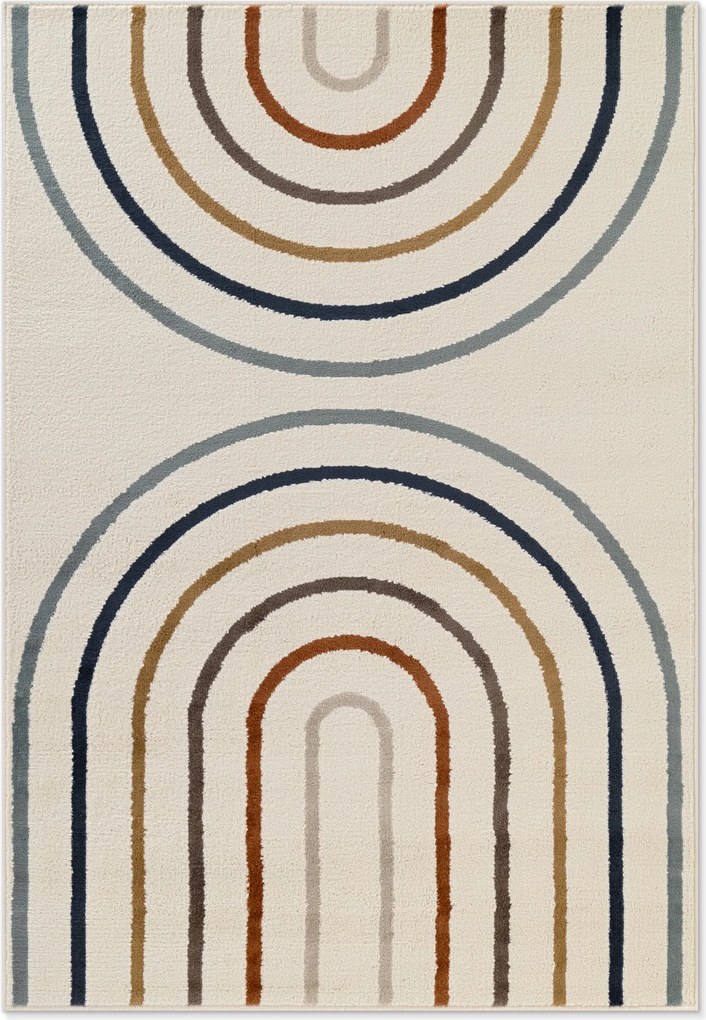 Detský koberček Adventures 106212 Cream Multicolor, 120x170, biela, detská izba, Hanse Home