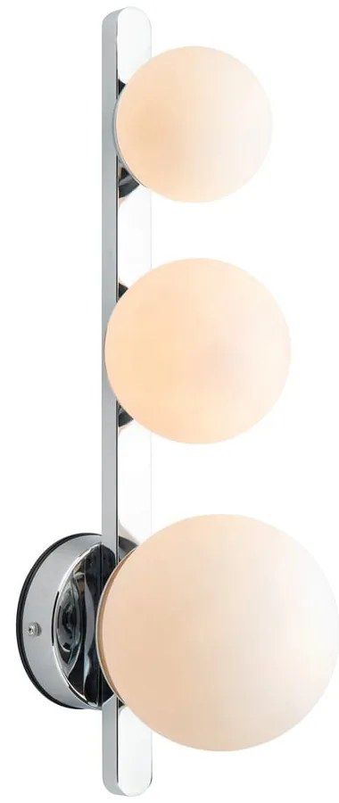 Nástenné svietidlo v striebornej farbe Markslöjd Puro 3L