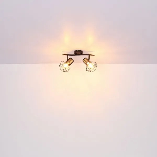 Globo 54017-2M - Bodové svietidlo PRISKA 2xE27/40W/230V