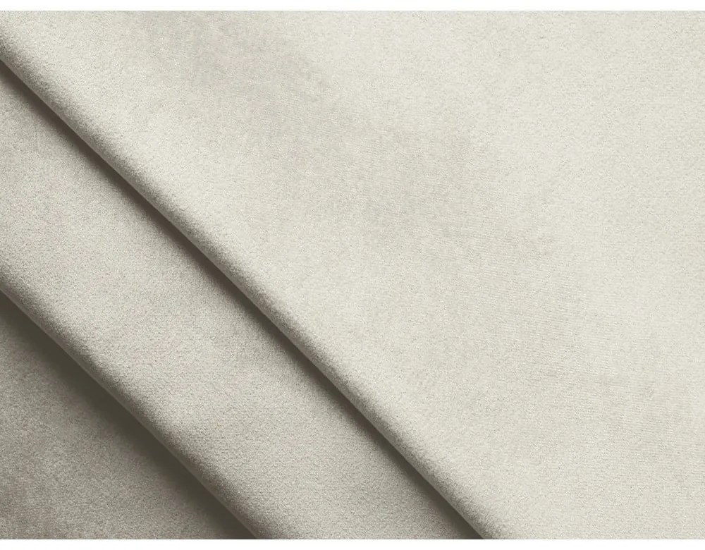 Biely zamatový modul pohovky (ľavý roh) Lokua – Makamii