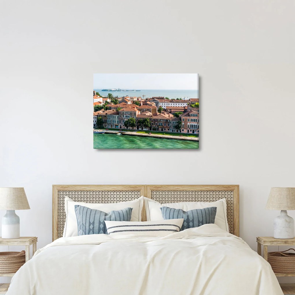 Obraz - Letecký pohľad na mesto (70x50 cm)
