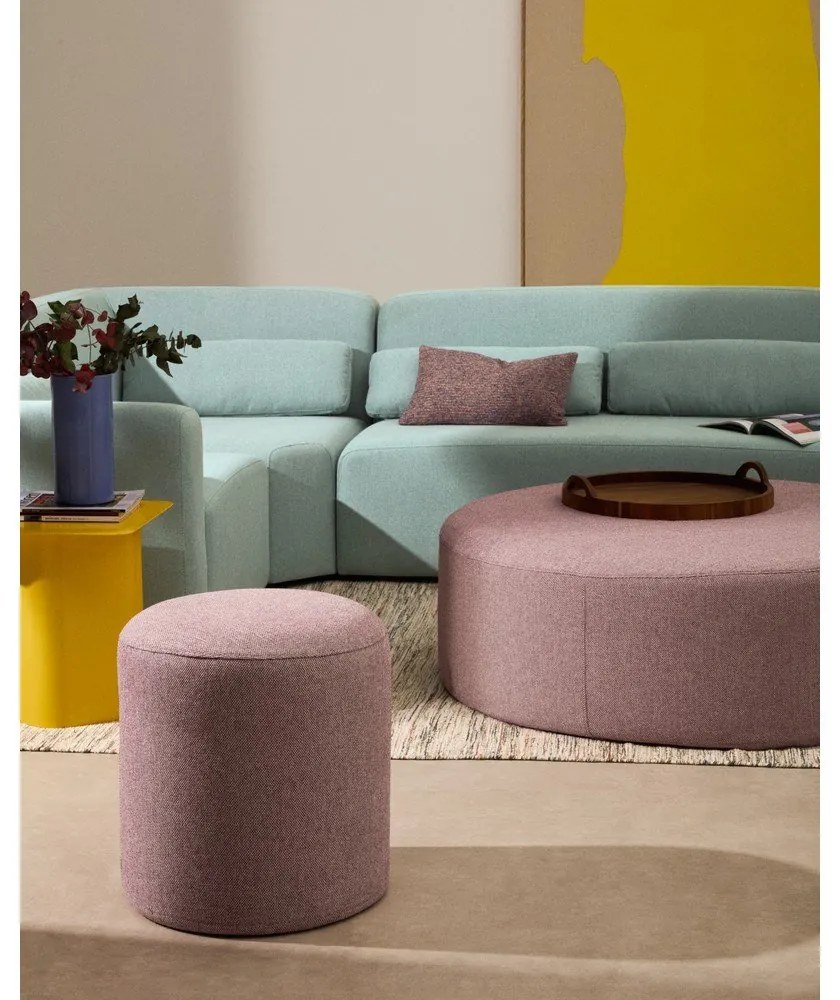 Fialový taburet Kaeli – Kave Home