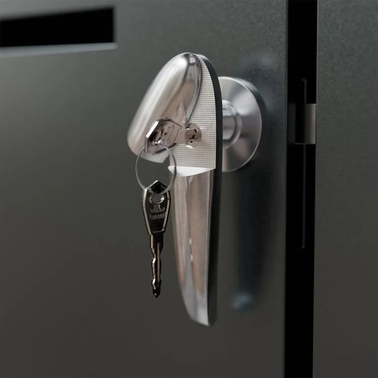 Kovový prístrešok na kontajner 66 × 119 × 80 cm