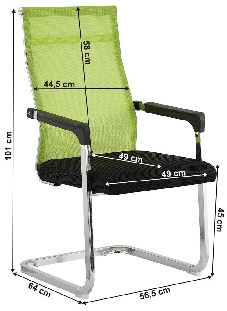Kancelárska stolička Rimal (zelená + čierna). Vlastná spoľahlivá doprava až k Vám domov. 1065306