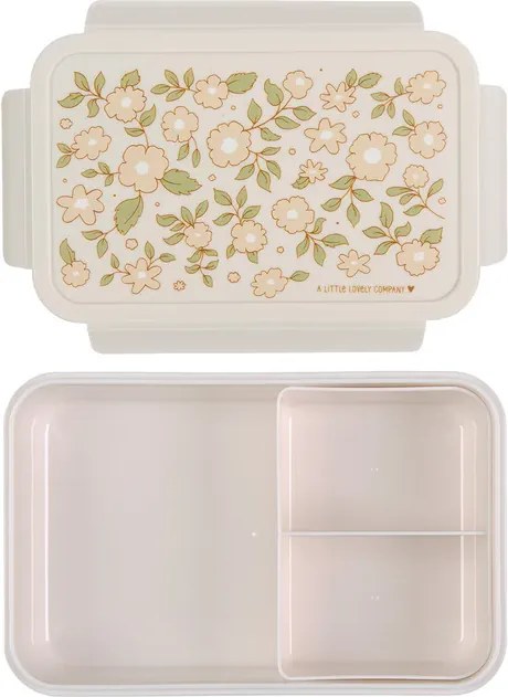 Bento obedár pre deti Kvety – praktický box na jedlo do školy