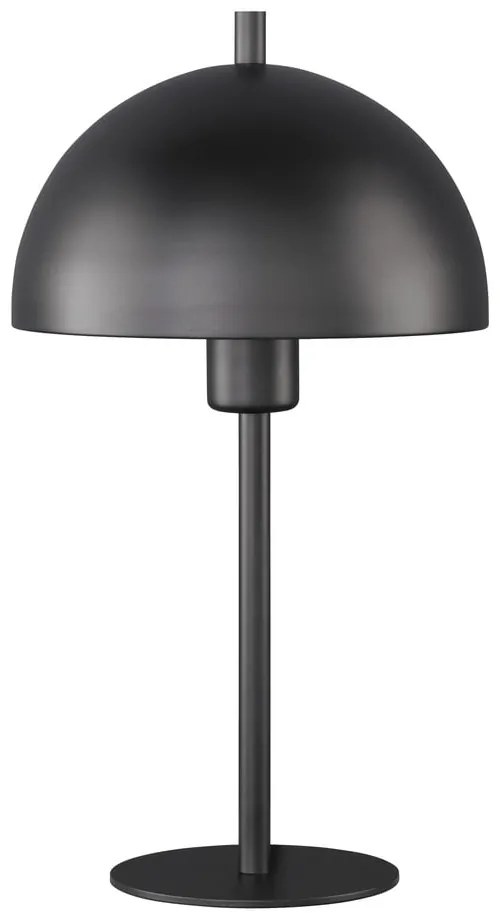 Čierna stolová lampa s kovovým tienidlom (výška 33,5 cm) Kia – Fischer &amp; Honsel