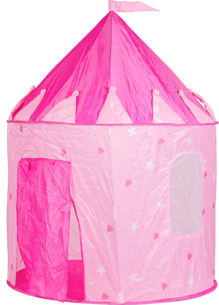 Detský hrací stan Zámok kráľovnej IPLAY — princeznin palác pre dievčatá 105×125 cm