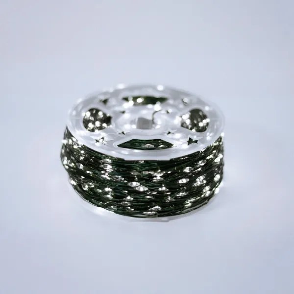 LED vonkajšia vianočná reťaz 1500xLED/230V 8 funkcií 153 m IP44 studená biela + diaľkové ovládanie