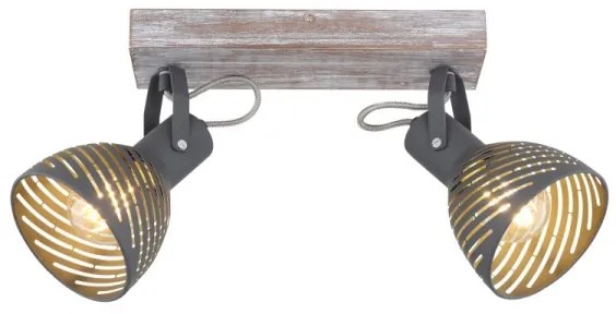 Globo 54661-2 - Bodové svietidlo MORI 2xE27/40W/230V