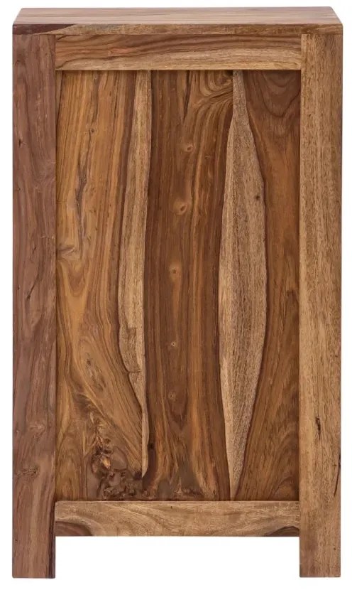 furniture-nabytek.cz - Masívna skrinka do kúpeľne Lagos z palisandru, lakovaná, hnedá – 46×30×80 cm
