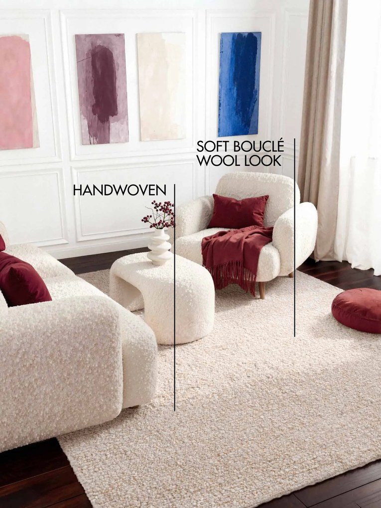 Kusový koberec Ted Baker Notting Hill 106343 Cream Beige, 160x230, béžová, obývacia izba, Ted Baker