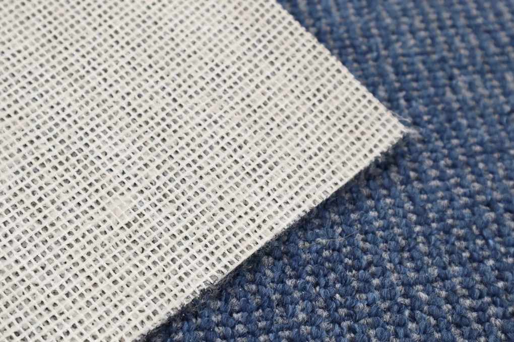 Betap, AKCIA: 165x400 cm Metrážny koberec Lion 81, šíře, modrá, ab (mriežka), chodba / predsieň