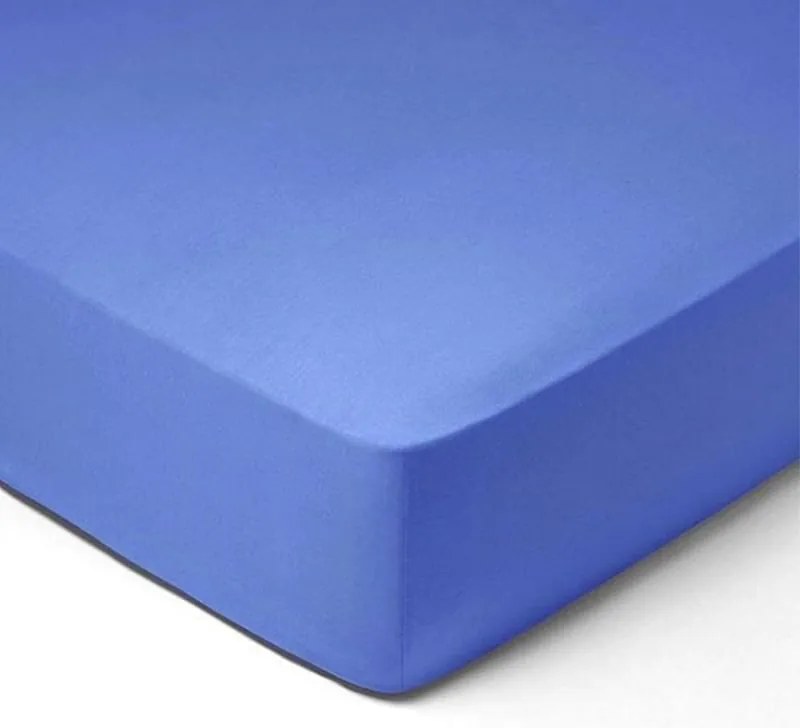 INTERMEDIC SK Posteľná plachta Jersey - 011 - Modrá Veľkosť: 200x220 cm