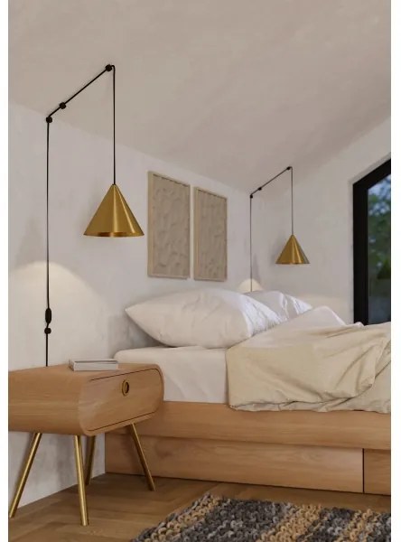 Eglo 900975 - Luster na lanku NARICES 1xE27/40W/230V