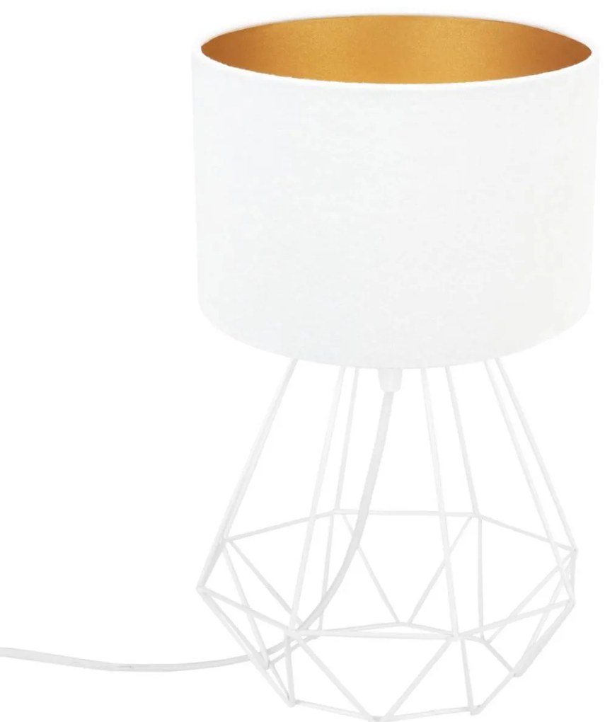 Stolná lampa Mediolan, 1x textilné tienidlo (výber z 10 farieb), (výber zo 4 farieb konštrukcie), g