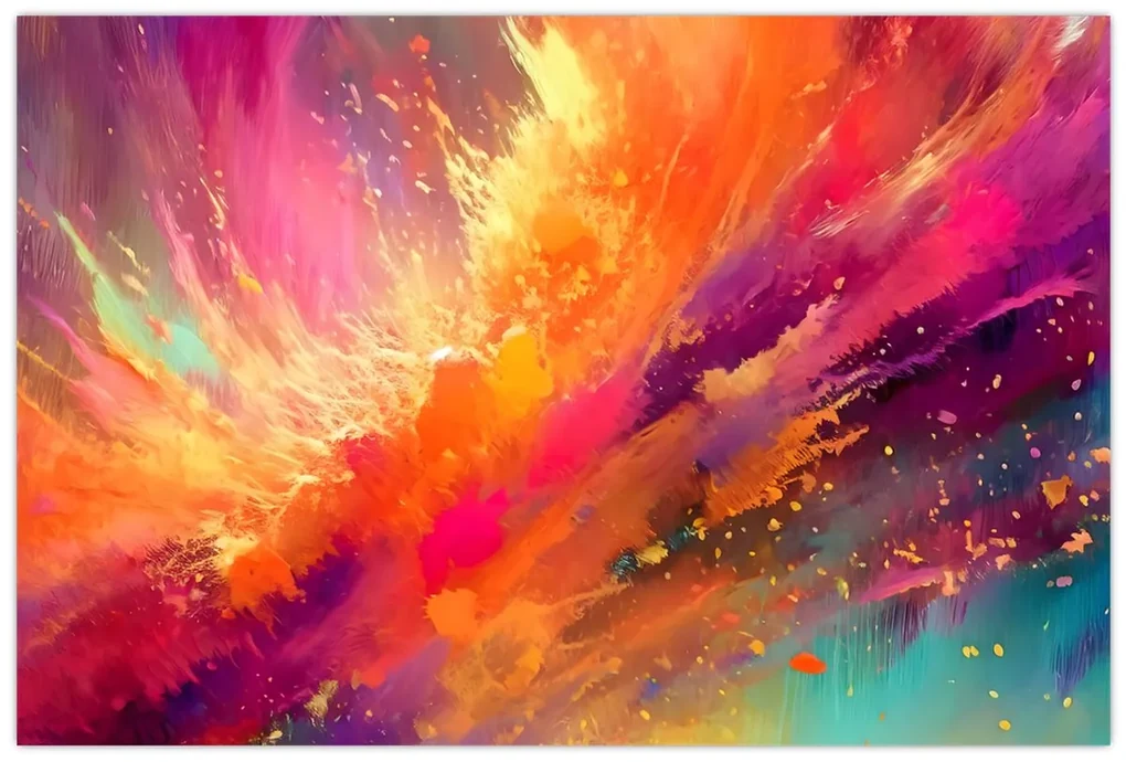 Obraz - Dynamická abstrakcia (90x60 cm)