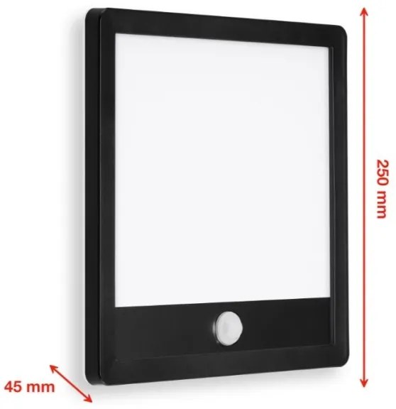 Telefunken 313805TF-LED Vonkajšie svietidlo so senzorom LED/15W/230V IP44