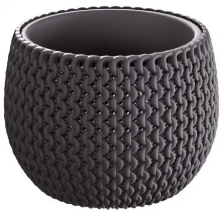 Prosperplast Kvetináč Splofy Stand tmavosivý, varianta 37 cm