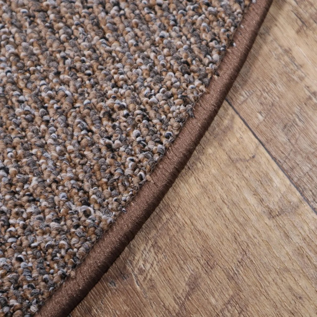 Kusový koberec Bohemia hnedý kruh, 400x400 (priemer) kruh, hnedá, kancelária, AladinWorld Expres