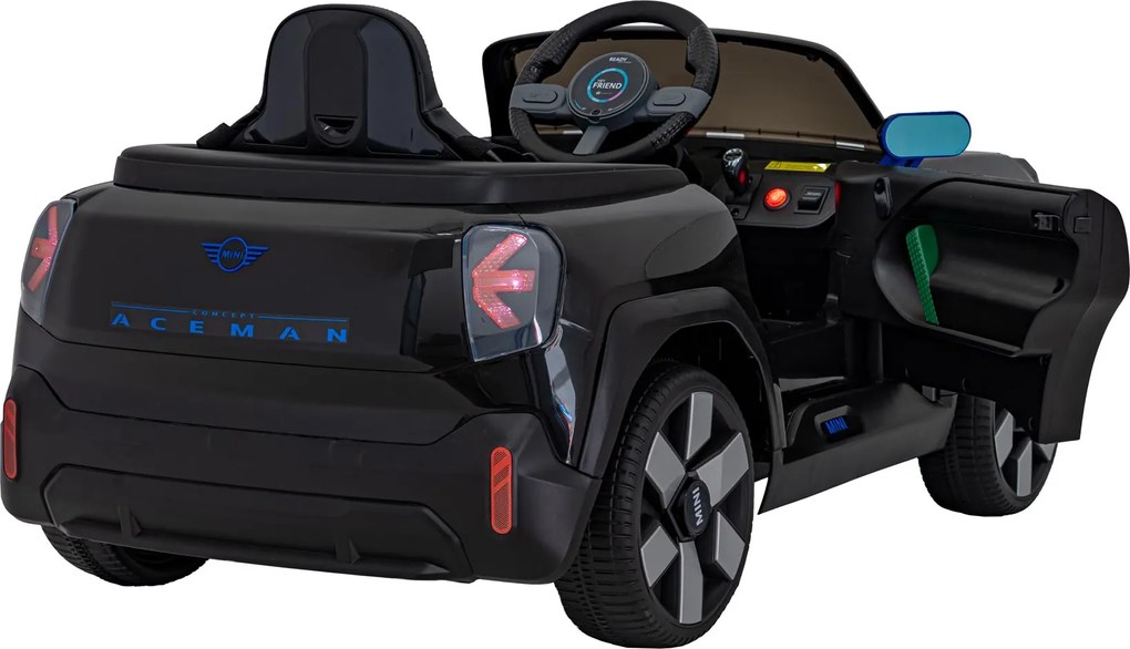 Ramiz Mini Concept Aceman Čierne vozidlo