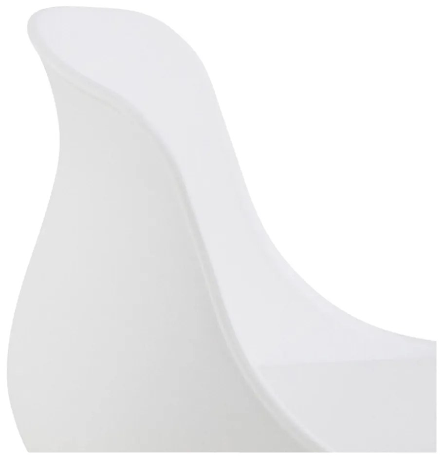 Biela barová stolička (výška sedadla 66 cm) Tina – Actona