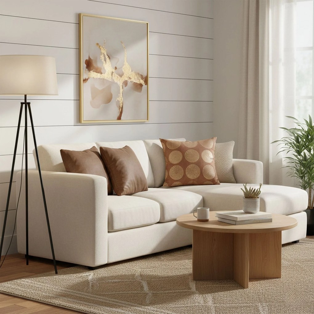 Obliečka na vankúš LUXOT BC07 45x45 cm hnedá
