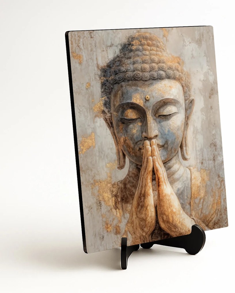 DUBLEZ | Drevený obraz - Buddha