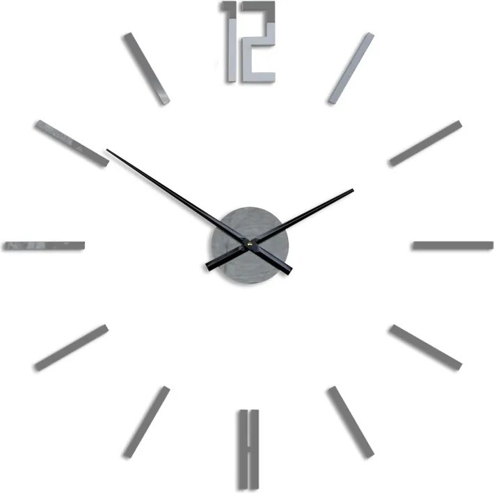 Moderné nástenné hodiny CARLO GRAY HMCNH057-gray
