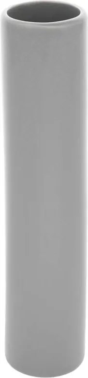 Váza Luna 24 cm, šedá