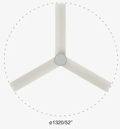 FARO 34290-1TW - LED Stmiev. ventilátor CRUISER LED/20W/230V 2700/4000/6500K + DO