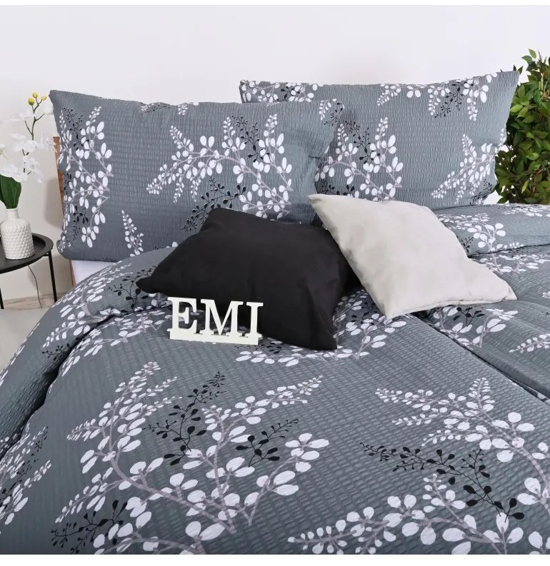 Obliečky krepové Maira EMI, Štandardný set jednolôžko obsahuje 1x 140x200 + 1x 70x90