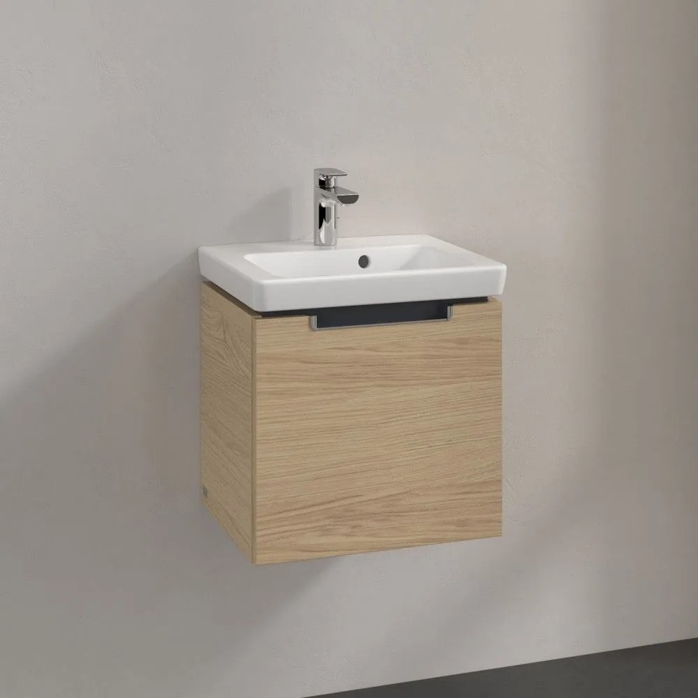 VILLEROY &amp; BOCH Subway 2.0 závesná skrinka pod umývadielko, 1 zásuvka, 440 x 352 x 420 mm, Nordic Oak, A68410VJ