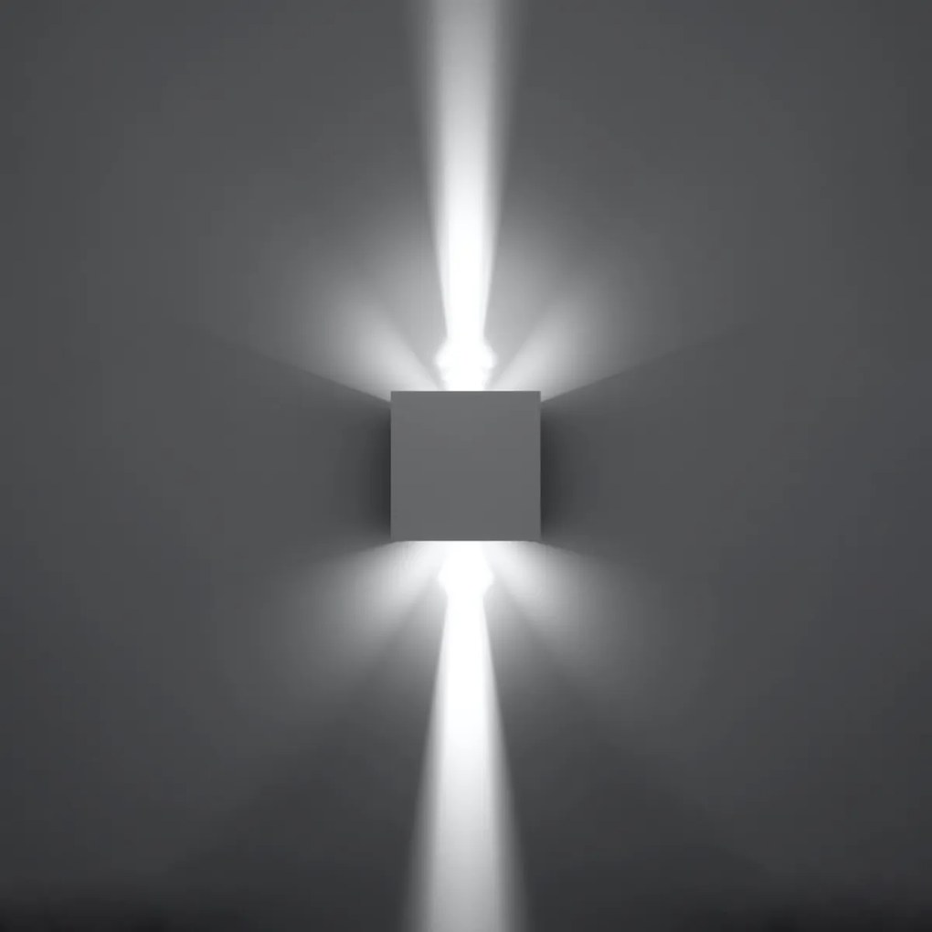 Nástenné LED svietidlo Luca, 1x LED 6w, 3000k, w