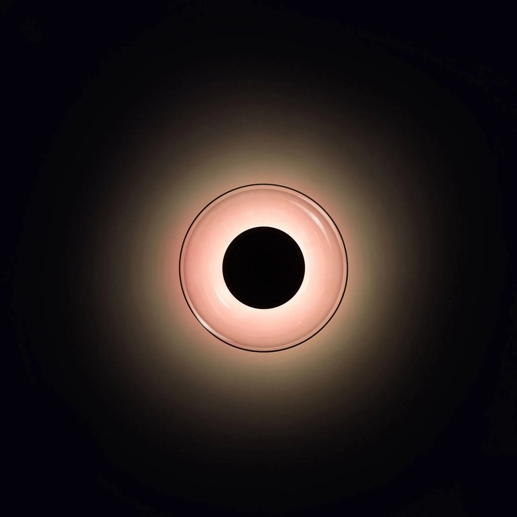 MARSET Aura nástenné LED svetlo, Ø 18 cm, medená