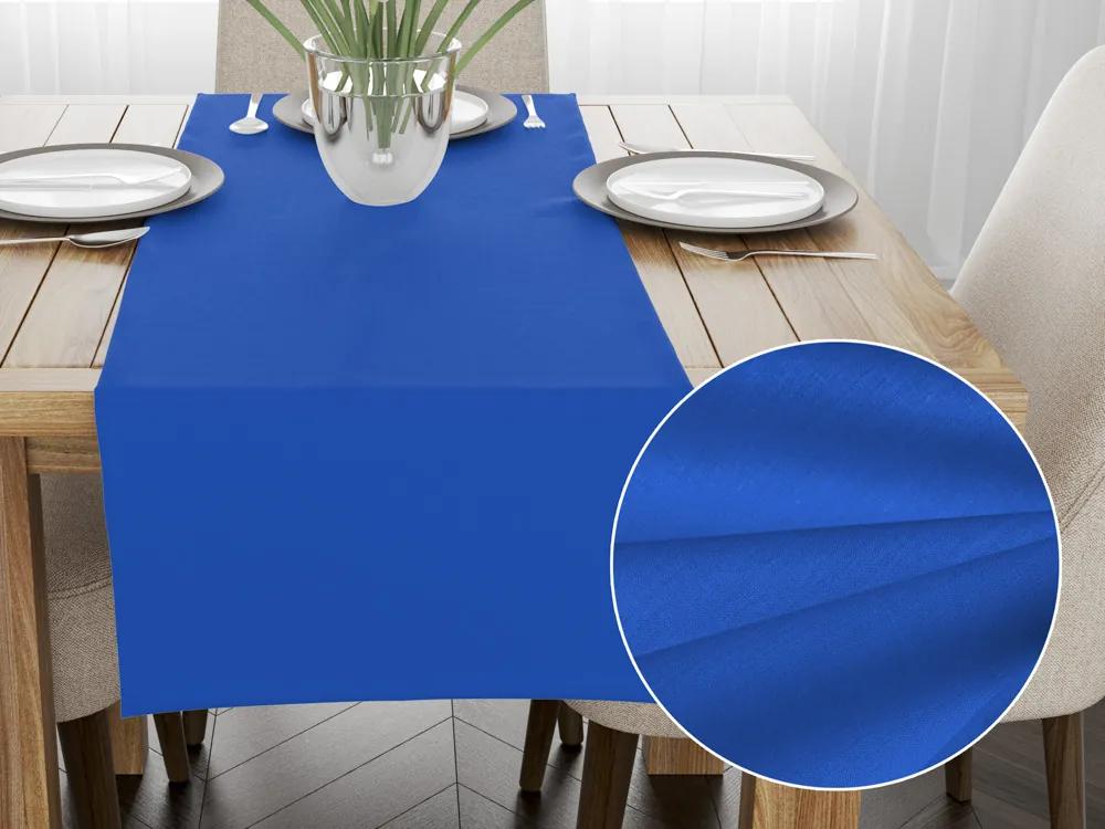 Biante Bavlnený behúň na stôl Moni MOD-503 Modrý 45x180 cm