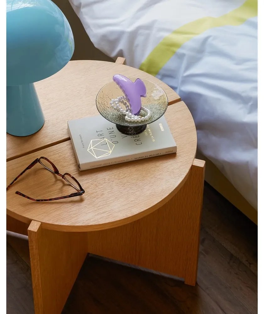 Svetlomodrá stolová lampa (výška 33 cm) Mush – Hübsch