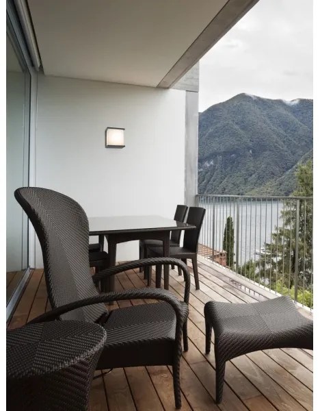 FARO 70689 - Vonkajšie nástenné svietidlo KUBICK 1xE27/60W/100-240V IP44