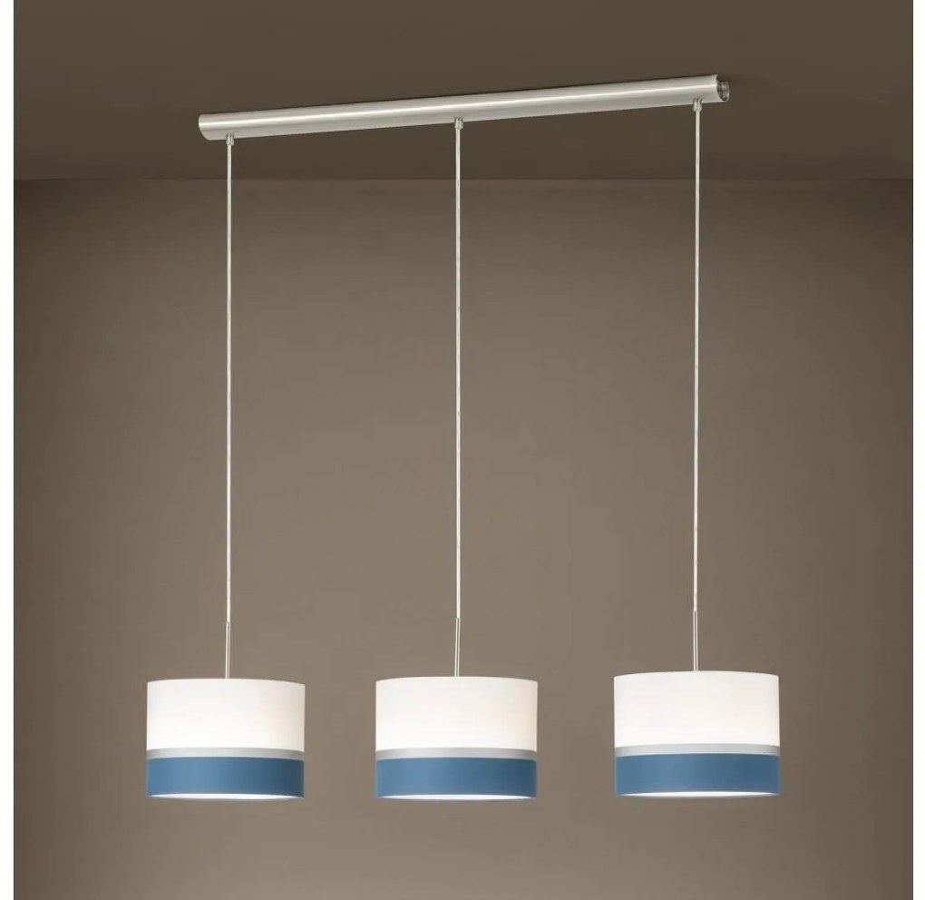 Eglo 38555 - Luster na lanku SPALTINI 3xE27/60W/230V